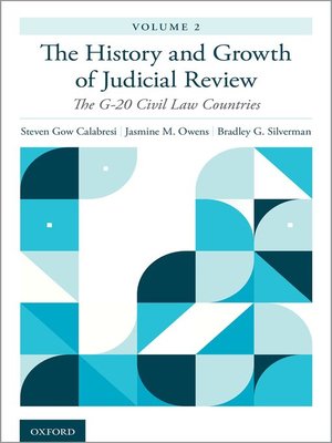 cover image of The History and Growth of Judicial Review, Volume 2